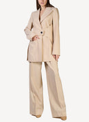 Nina Ricci - Blazer Structuré - Beige/Noir - Femme