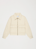 Unisex Jacket Amour Jacquard Ecru