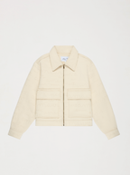 Unisex Jacket Amour Jacquard Ecru