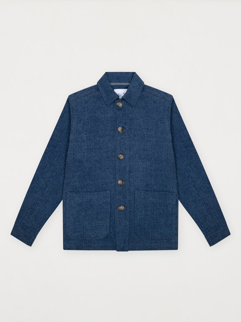 Veste brodée unisexe LIBERTÉ denim