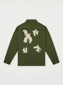 Veste Brodée Unisexe Peintre Olive