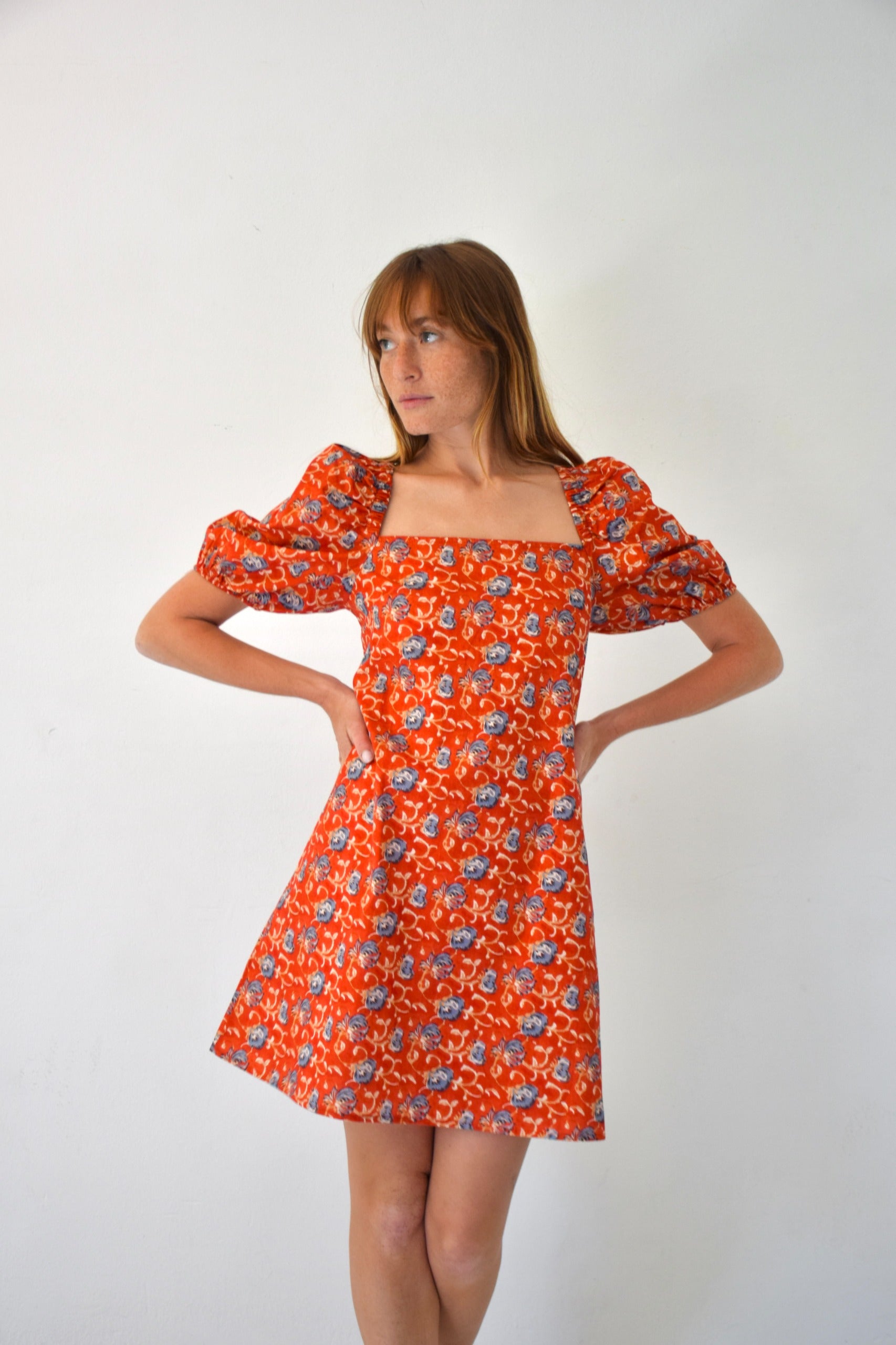 Vestido Bruna Lirio Rojo