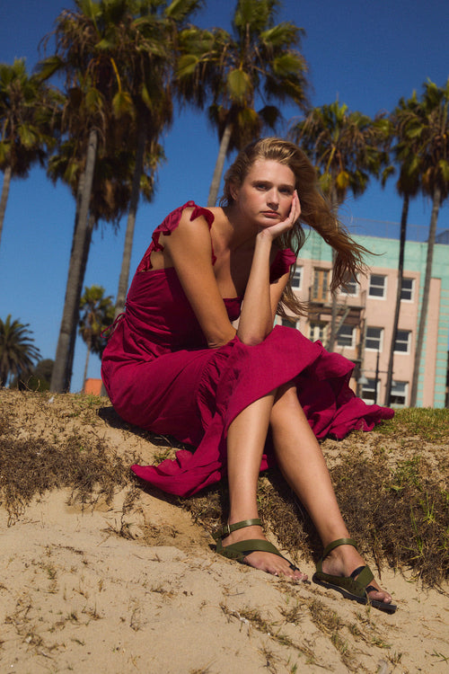 Robe Isi Voile Prune