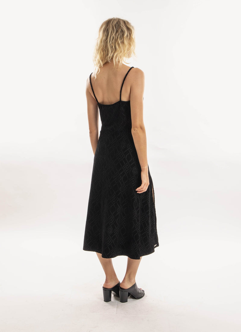 Koché - Robe Texturée - Noir - Femme