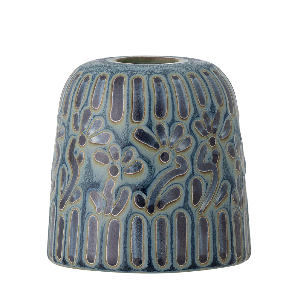 Samsin - Bougeoir - Bleu - Grès