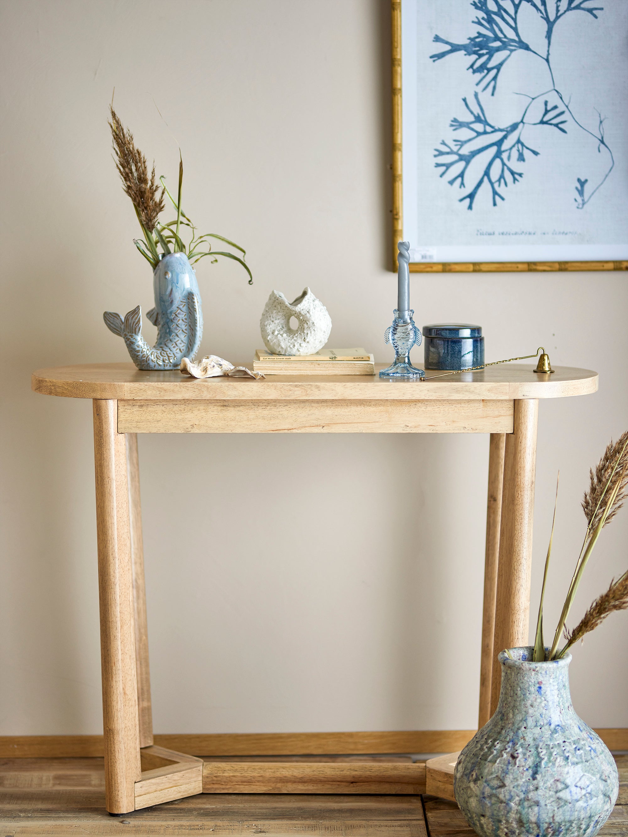 Serrone - Console Table - Natural - Rubberwood