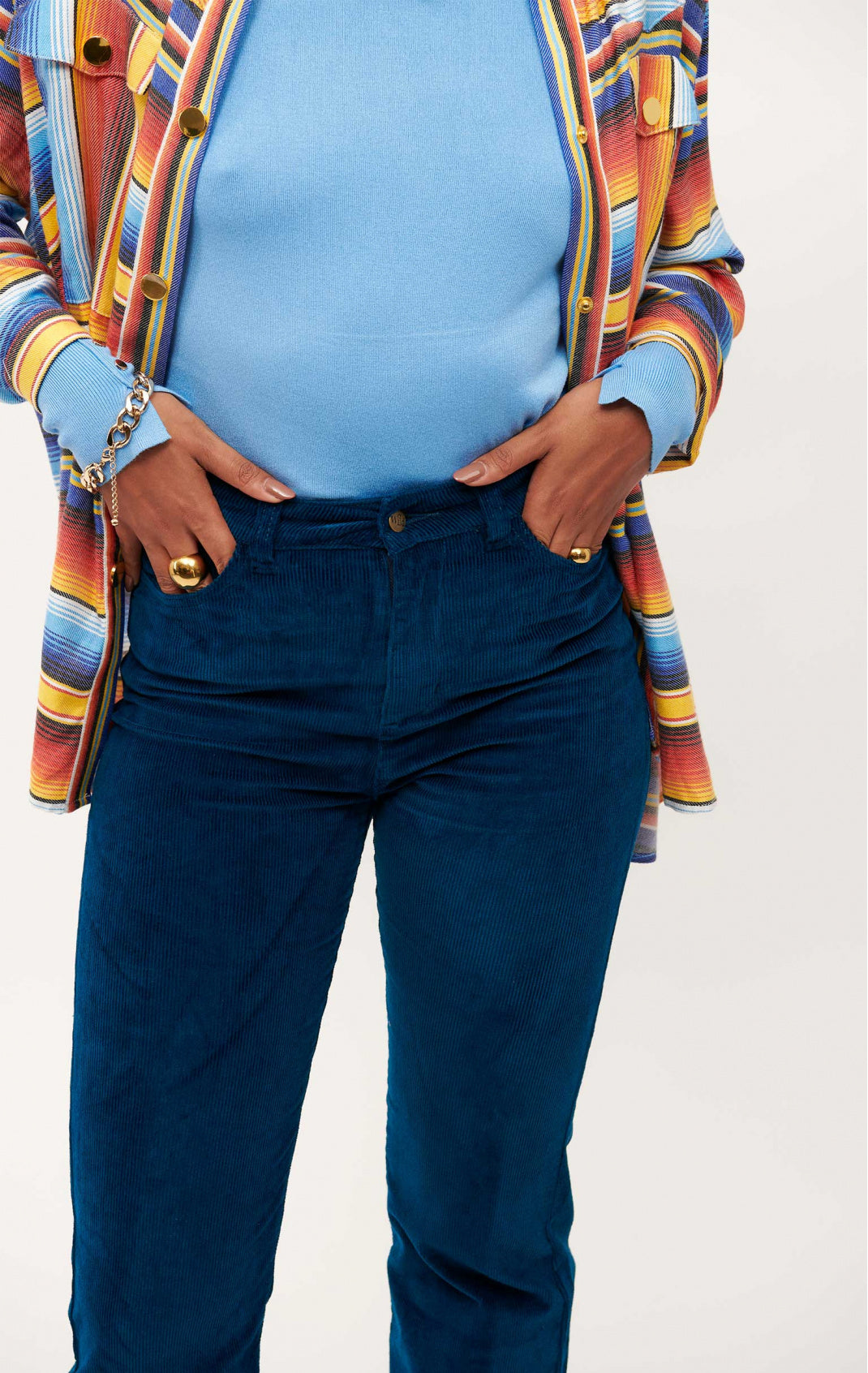 Broek Victoria - Marineblauw