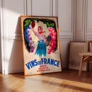 Affiche "Vin De France" - Santé, Gaieté, Espérance