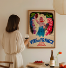 Affiche "Vin De France" - Santé, Gaieté, Espérance