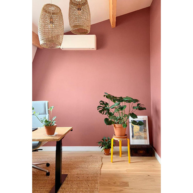 Inspiration déco : ambiance 1 avec la peinture Bella terra - teinte terracotta rouge || @je.te.pimpe.maisonjolie