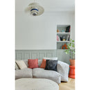 Inspiration déco : ambiance 1 avec la peinture Green clay - teinte vert de gris clair || @paulineclair_