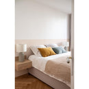 Inspiration déco : ambiance 1 avec la peinture Mineral charm - teinte beige rose || @berenicefallot