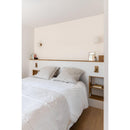 Inspiration déco : ambiance 1 avec la peinture Sweet tones - teinte blanc rose || @berenicefallot