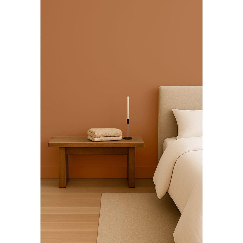 Inspiration déco : ambiance 1 avec la peinture Teddy brown - teinte brun caramel