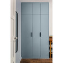 Inspiration déco : ambiance 2 avec la peinture Cool pearl - teinte bleu gris clair || @octobre_architecture