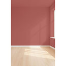 Visualisation 3D de la peinture Bella terra avec ombres - teinte terracotta rouge