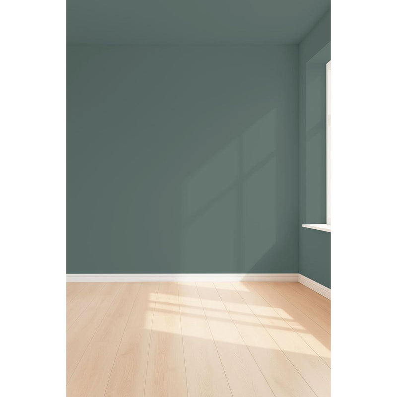 Visualisation 3D de la peinture Komorebi avec ombres - teinte vert de gris fonce