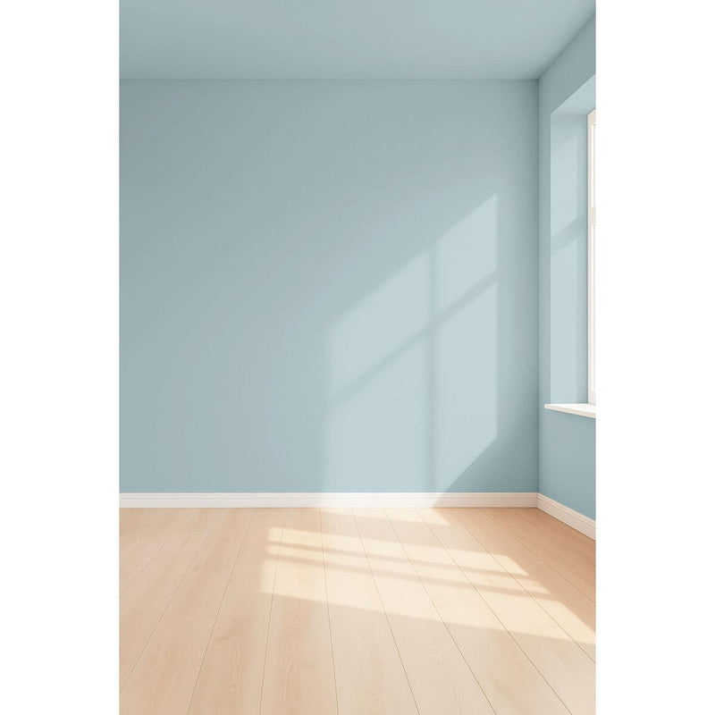 Visualisation 3D de la peinture Okinawa fog avec ombres - teinte bleu clair