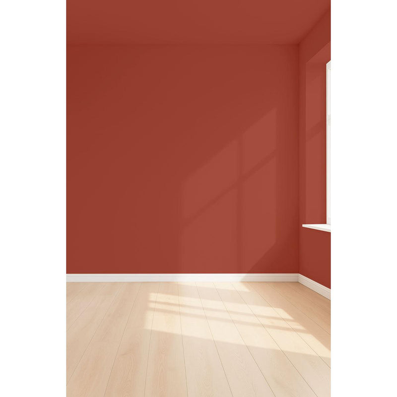 Visualisation 3D de la peinture Velvet rumor avec ombres - teinte rouge brique