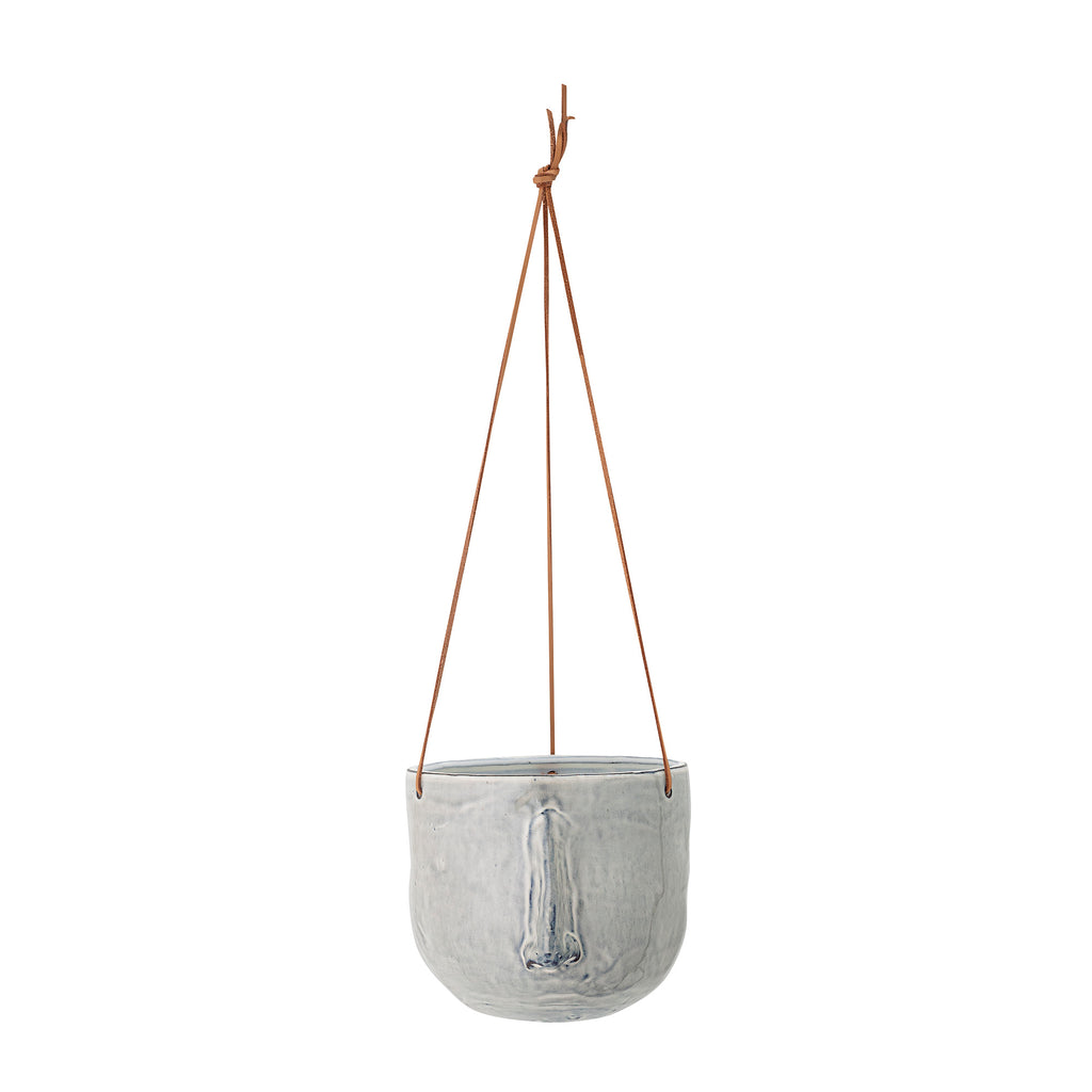 Ileana - Hanging Plant Pot - Grey - Stoneware