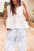 VIVIE Blanche - Blouse Peplum