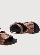 Melissa - Sandales Anglomania Ciao - Black Brown - Femme