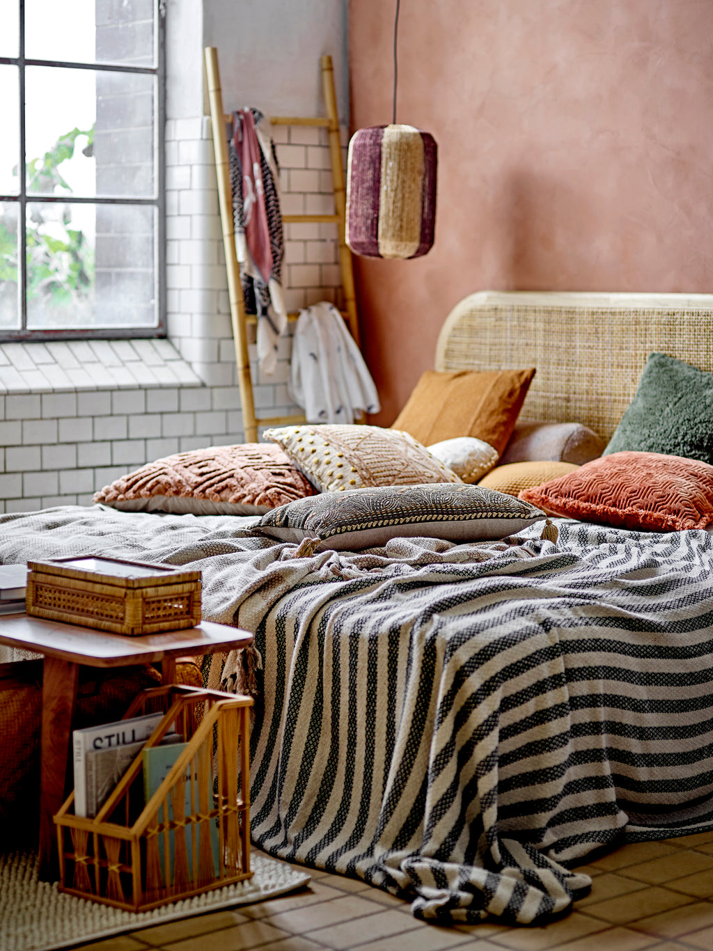 Taranto - Cushion - Natural - Cotton