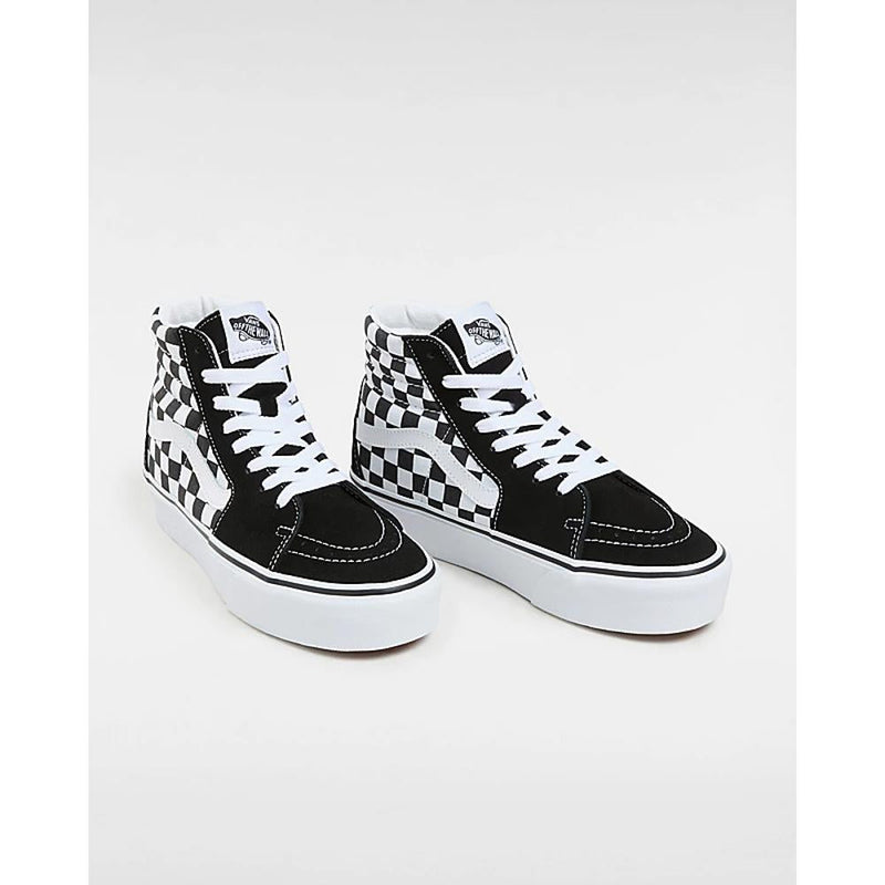 Sneakers Checkerboard Sk8-Hi Platform 2.0 - Blanc - Femme