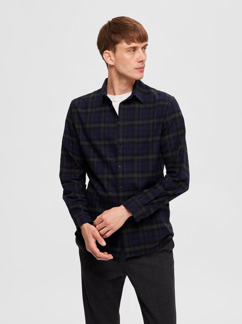 Chemise En Flanelle - Dark Navy - Homme