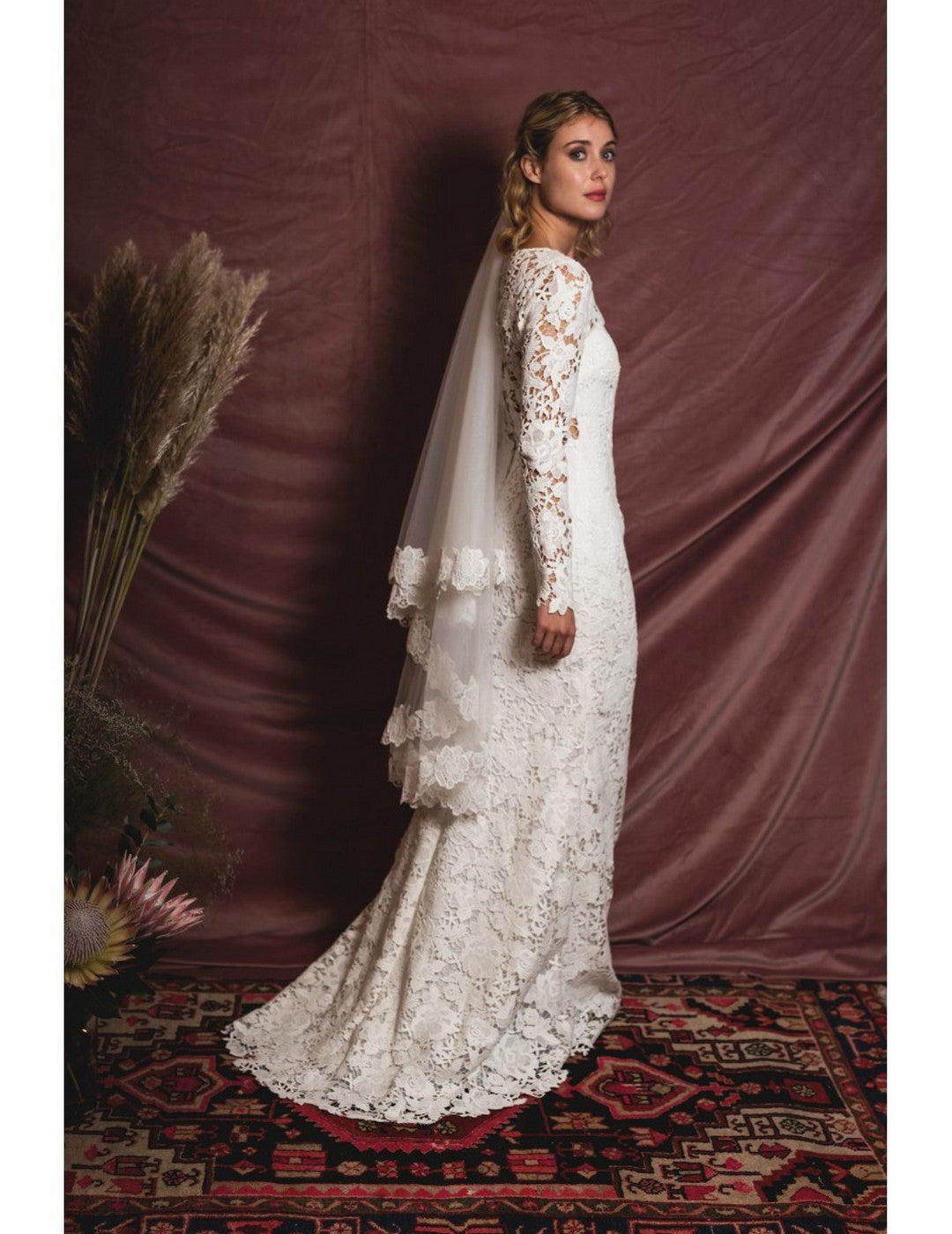 Reine Veil - Silk White