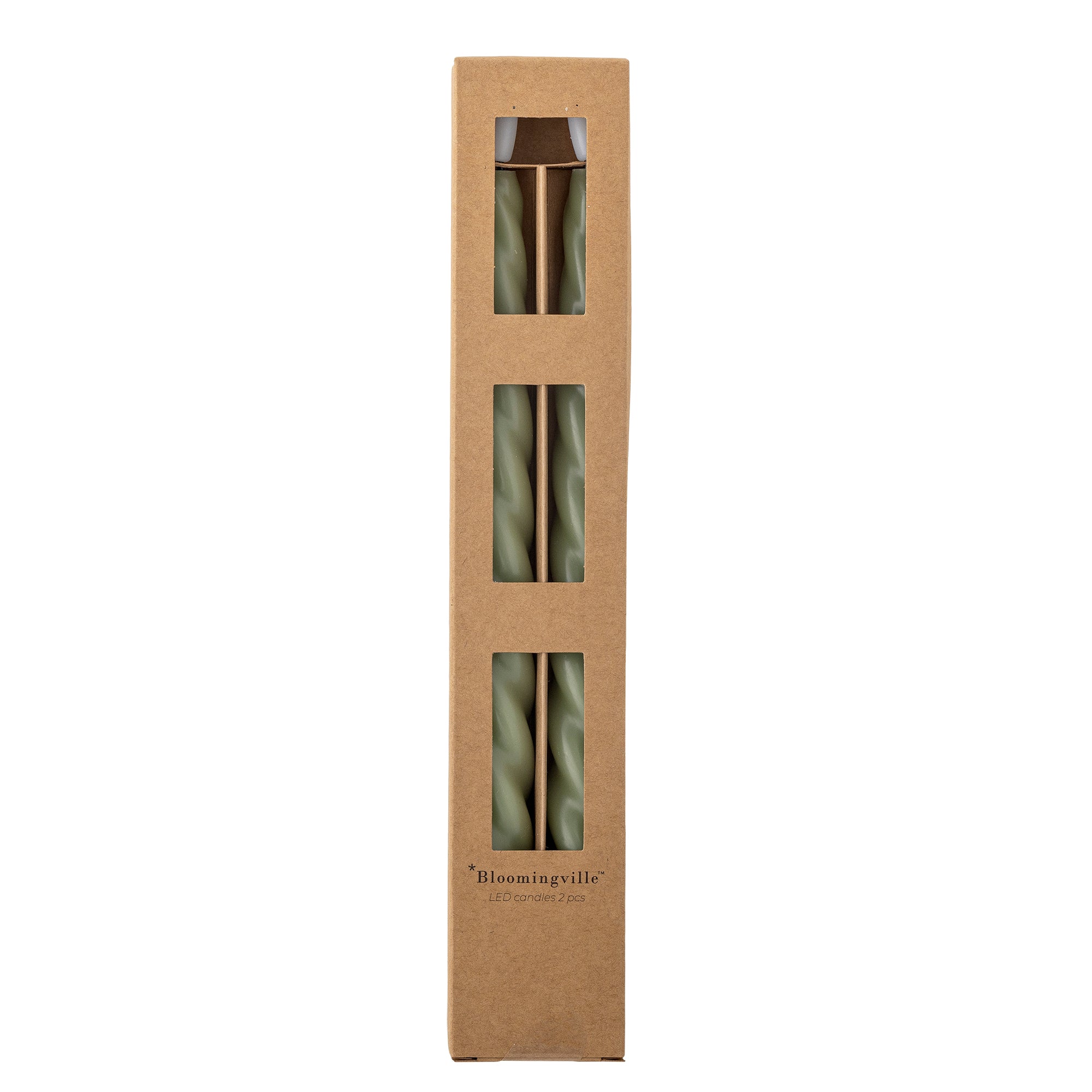 Ponza - Bougie Led - Vert - Paraffine