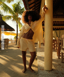 Chemise Rayée Jaune