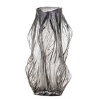 Tulla - Set of 2 Vases - Grey - Glass
