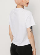 The North Face - Tee-Shirt Foundation Crop - White Heather - Femme