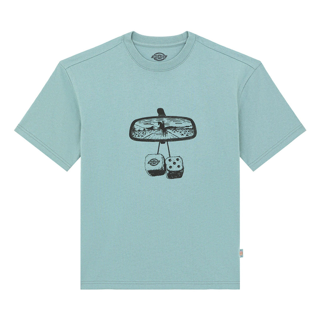 Dickies W' Polk Ss Tee Stormy Sea - T-Shirt Donna - Stormy Sea