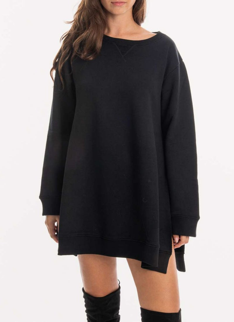 Woolrich - Sweat Long Bushwick - Black - Femme