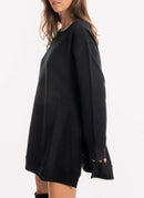 Woolrich - Sweat Long Bushwick - Black - Femme