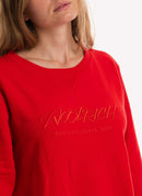 Woolrich - Sweat Long Bushwick - Flame Red B - Femme