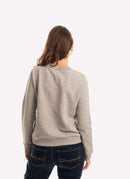 Woolrich - Sweat 1830 - Light Grey Mela - Femme