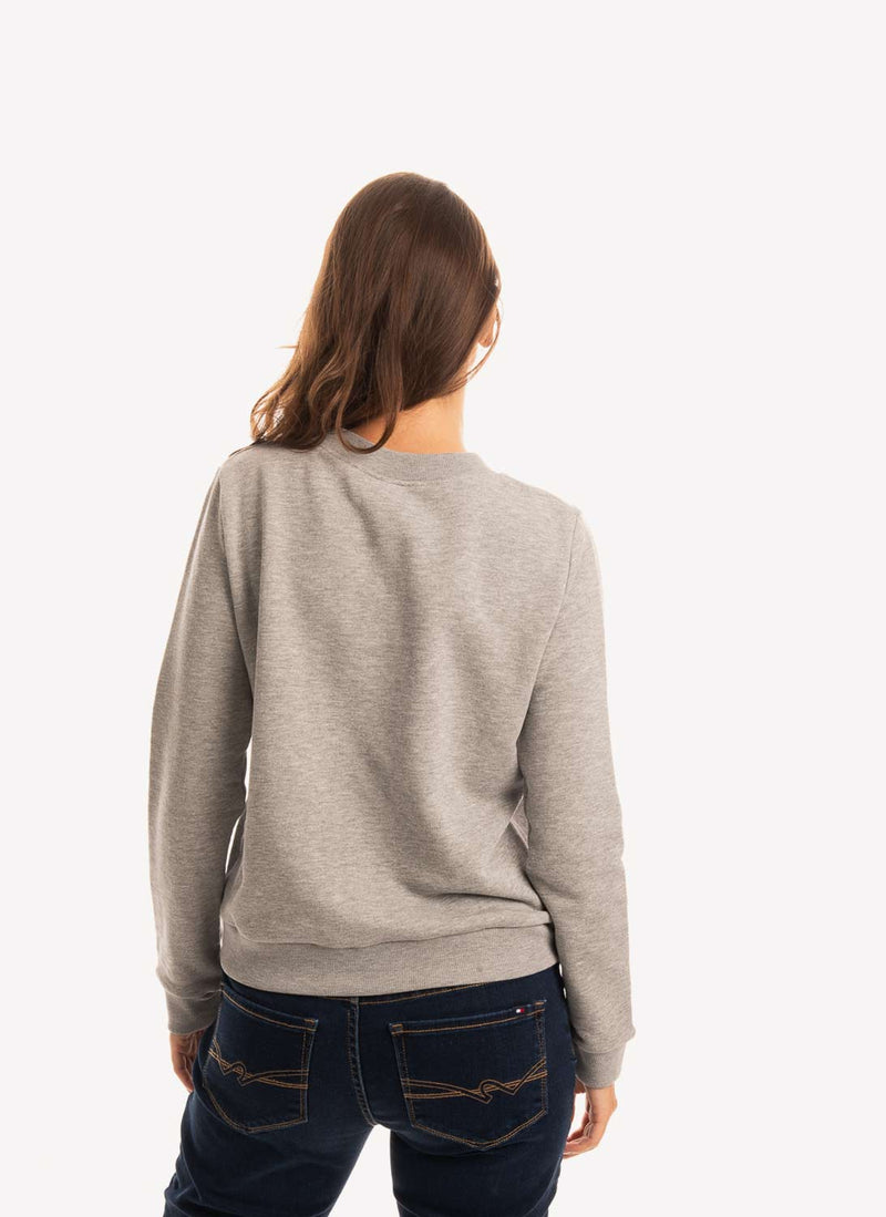 Woolrich - Sweat 1830 - Light Grey Mela - Femme