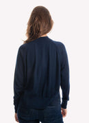 Woolrich - Pull Hello - Melton Blue - Femme