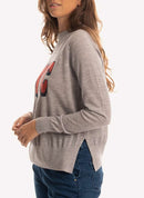 Woolrich - Pull Nyc - Light Grey Mela - Femme