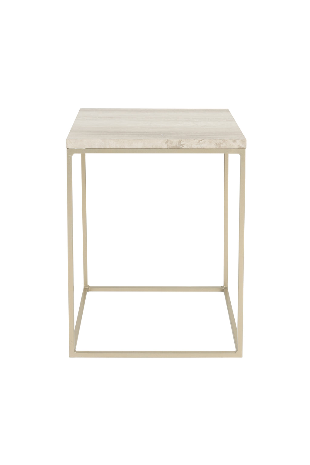 Stray - Side Table - Solid Marble - Gray Marble