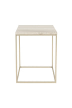 Stray - Side Table - Solid Marble - Gray Marble