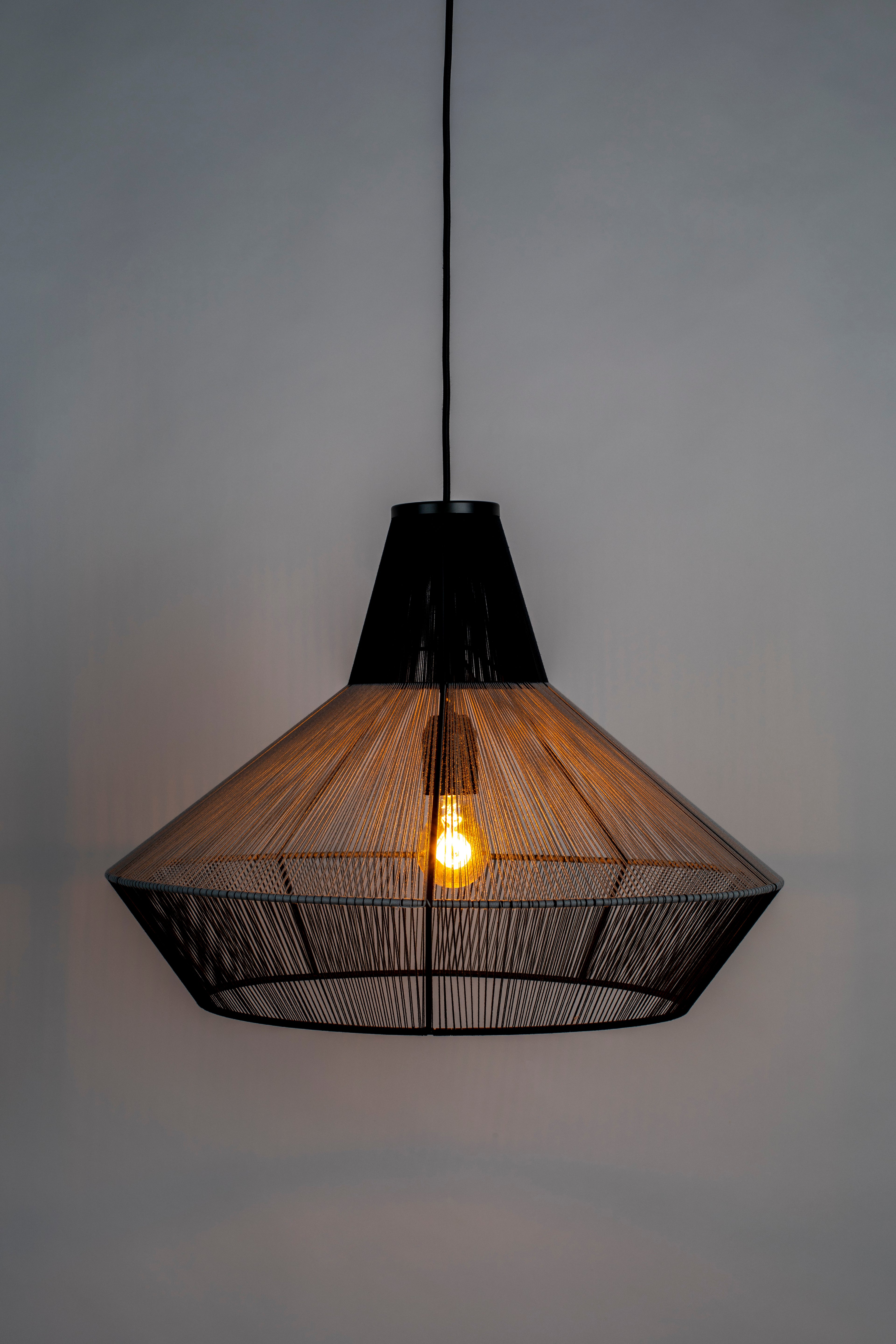 Fairy - Pendant light - Cotton - Stone Gray