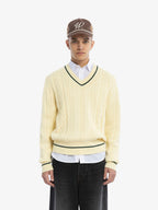 Le Pull En Maille Beige