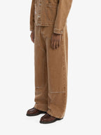 Le Pantalon De Menuisier Marron