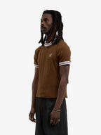 Le T-Shirt En Maille Marron