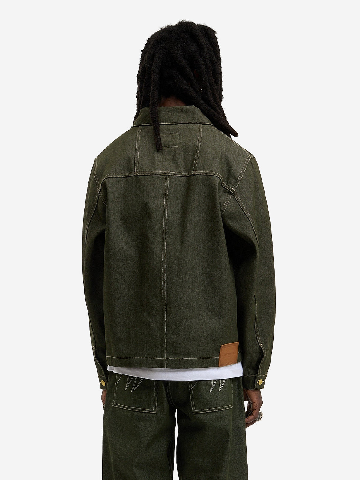 La Veste Du Menuisier En Denim Vert