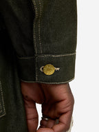 La Veste Du Menuisier En Denim Vert